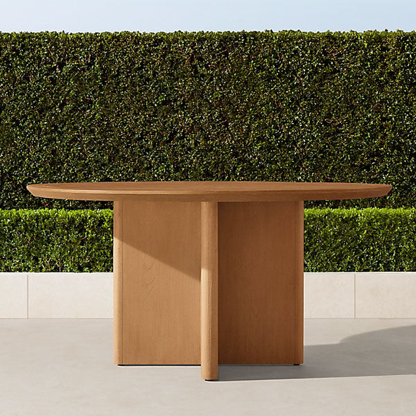 Outdoor Wood - Dining Set - Oak