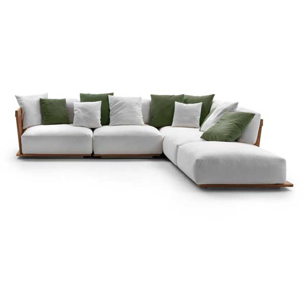 Outdoor Wood & Aluminum - Sofa Set - Flex