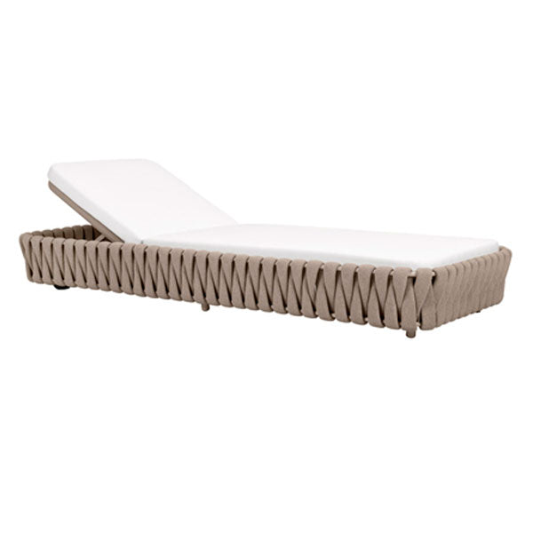 Outdoor Braided & Rope Sunlounger - Birilyant