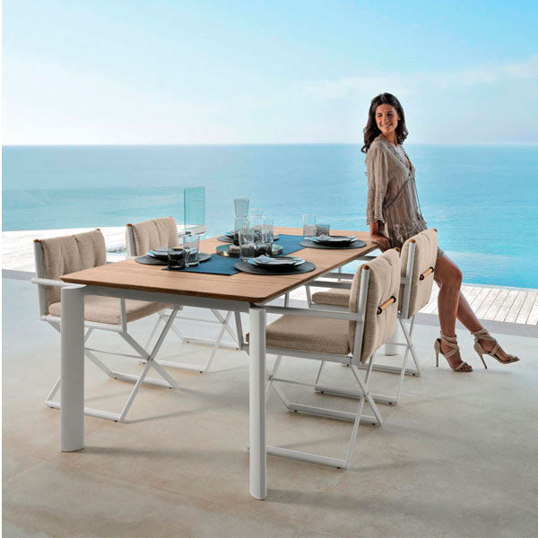 Fully Upholstered Outdoor Furniture - Coffee -Set - Canne