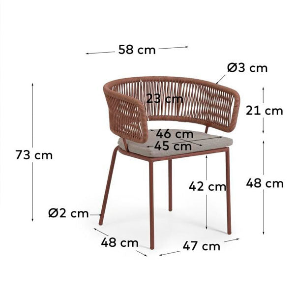 Outdoor Braided & Rope Coffee Set - Deck-mini