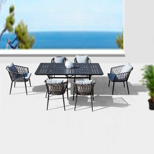 Outdoor Braided & Rope Coffee Set - Regency-Next