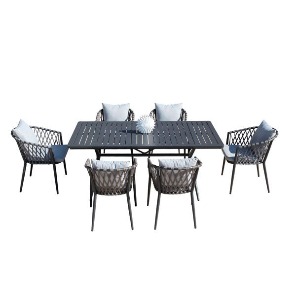 Outdoor Braided & Rope Coffee Set - Regency-Next