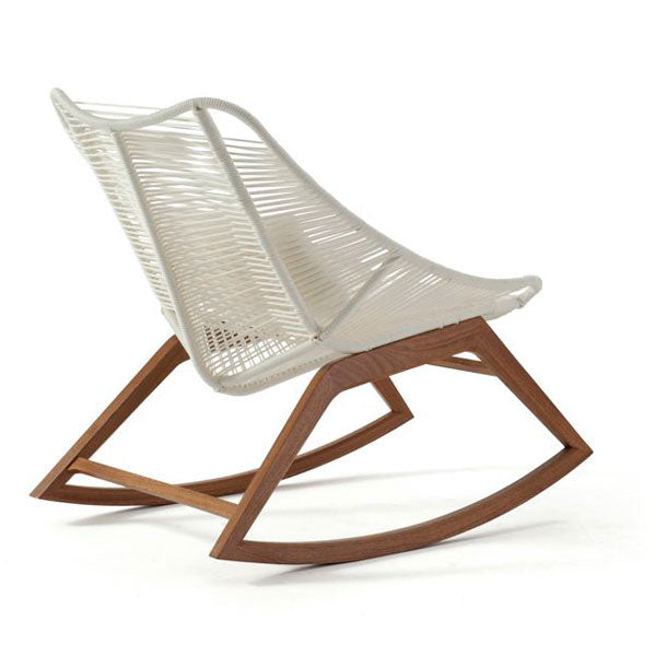 Outdoor Braid And Rope Rocking Chairs - Balanceo