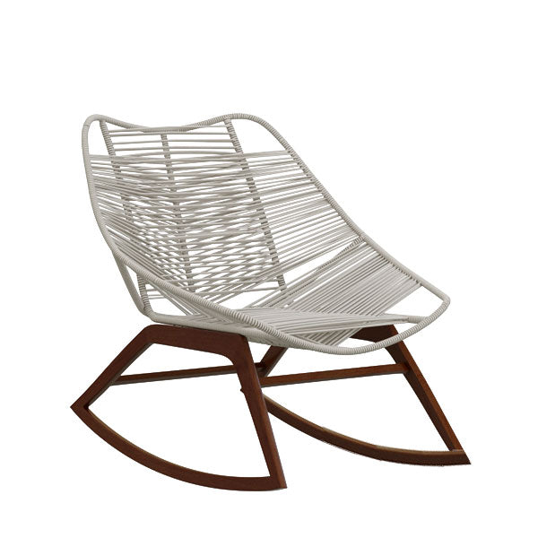 Outdoor Braid And Rope Rocking Chairs - Balanceo