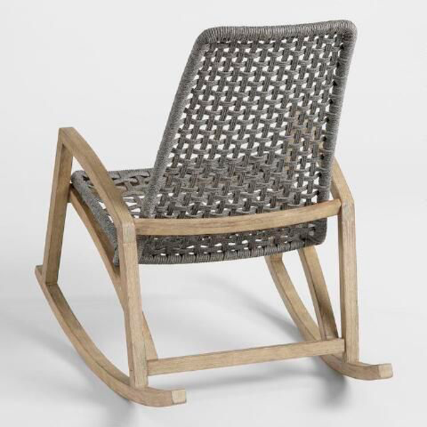 Outdoor Braid And Rope Rocking Chairs - Capricorn