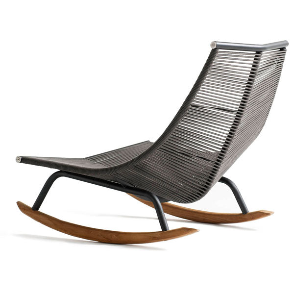 Outdoor Braid And Rope Rocking Chairs - Meredian