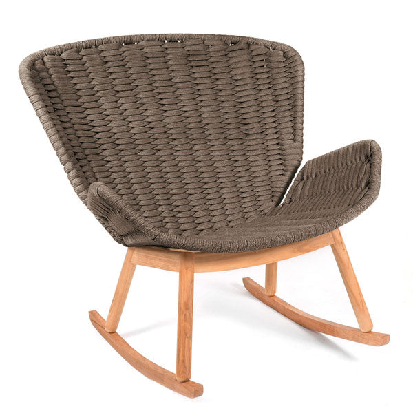 Outdoor Braid And Rope Rocking Chairs - Sunshine