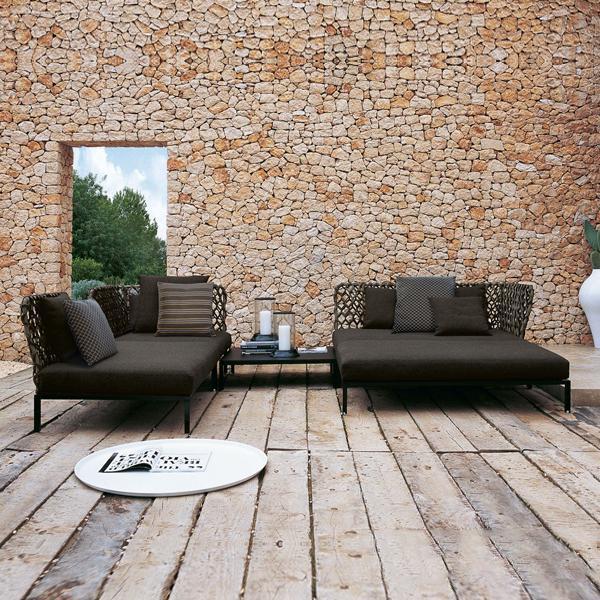 Outdoor Furniture Braided & Rope Sofa - Leroc