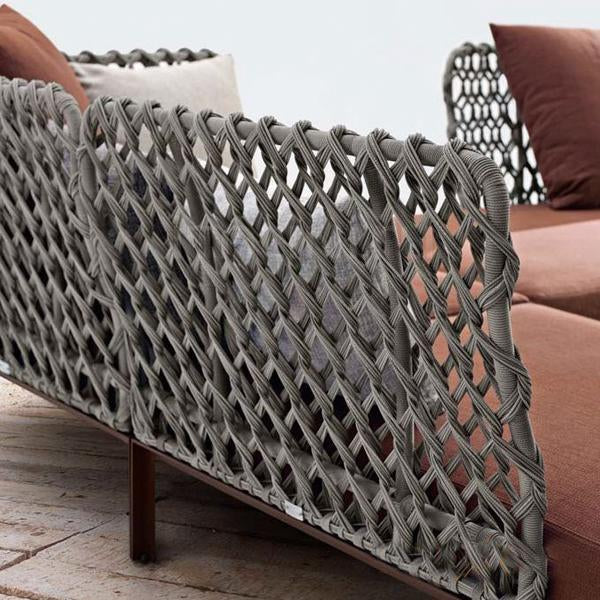 Outdoor Furniture Braided & Rope Sofa - Leroc
