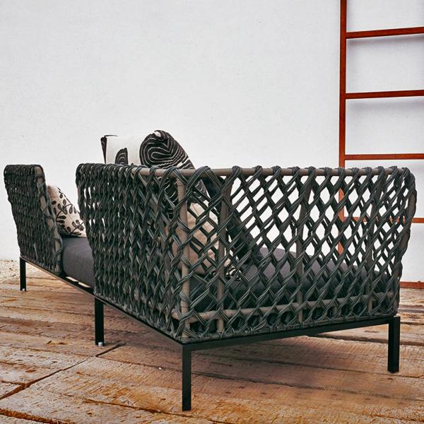 Outdoor Furniture Braided & Rope Sofa - Leroc