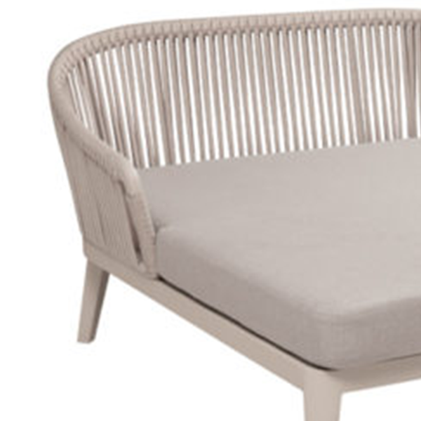 Outdoor Braided & Rope Daybed - Lunar