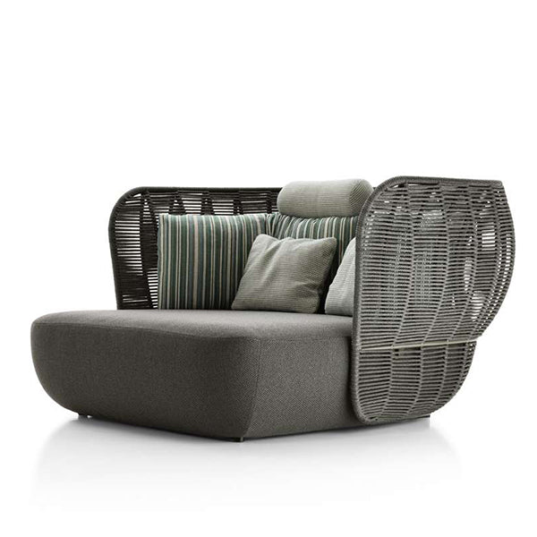 Outdoor Braided & Rope Daybed - Fat