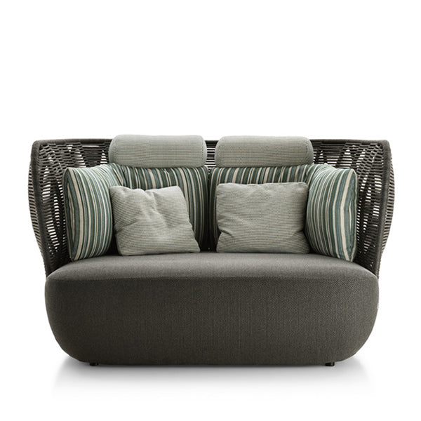 Outdoor Braided & Rope Daybed - Fat
