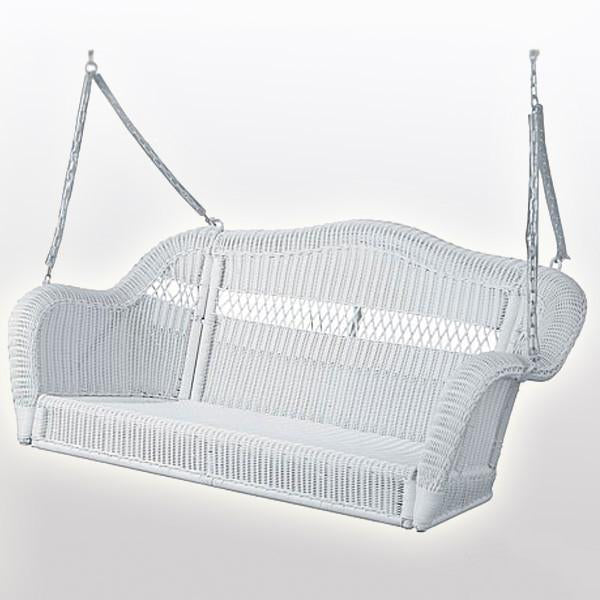 Outdoor Furniture Wicker Two Seater Swing - Friends