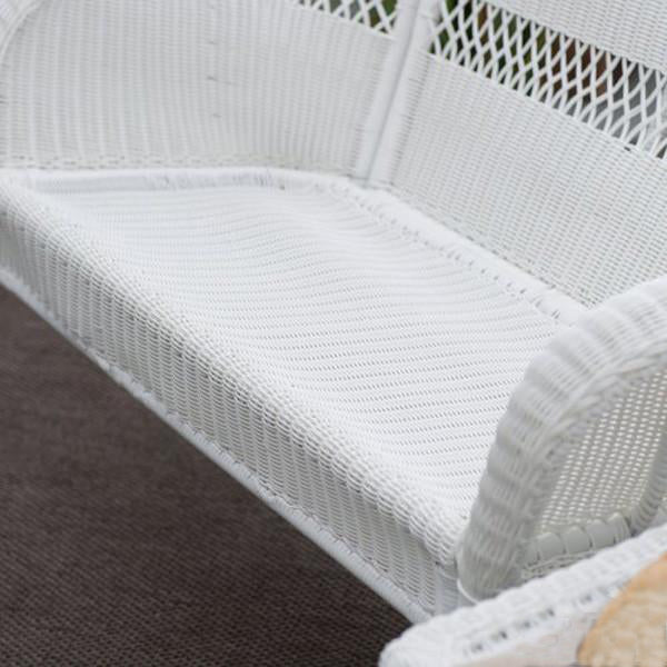 Outdoor Furniture Wicker Two Seater Swing - Friends