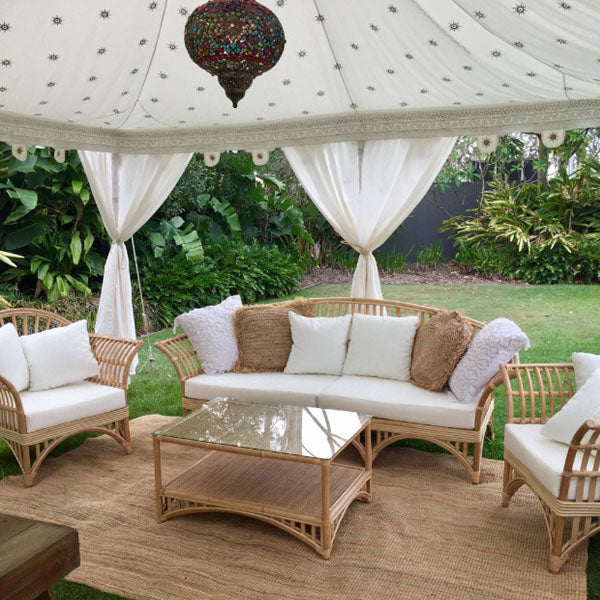  Cane & Rattan Furniture - Sofa Set - Alexis