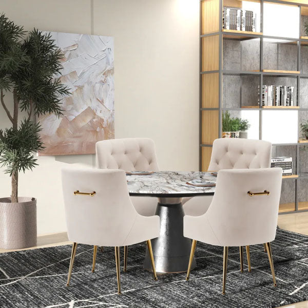 Fully Upholstered Indoor Furniture - Dining Set - Bryn