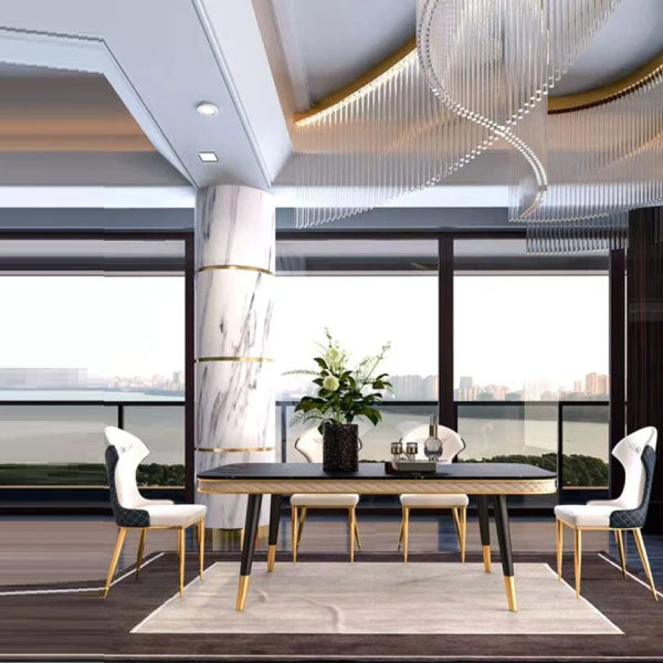 Fully Upholstered Indoor Furniture - Dining Set - Duskey