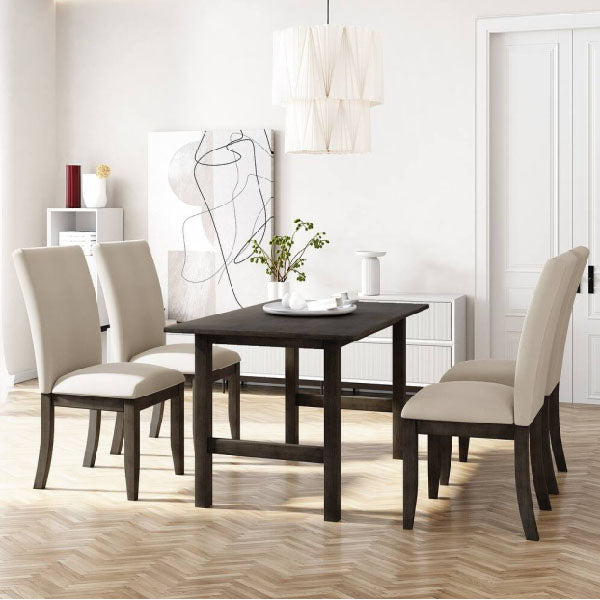 Fully Upholstered Indoor Furniture - Dining Set - Glena