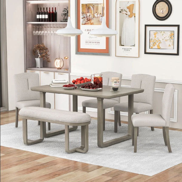 Fully Upholstered Indoor Furniture - Dining Set - Mozaic