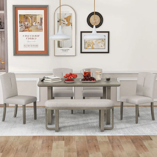 Fully Upholstered Indoor Furniture - Dining Set - Mozaic
