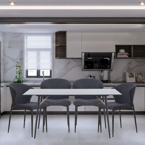 Fully Upholstered Indoor Furniture - Dining Set - Valtellina