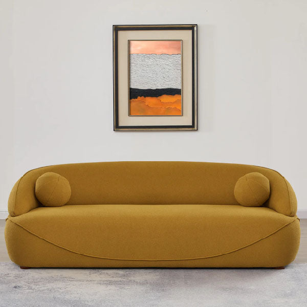 Fully Upholstered Indoor Furniture - Sofa Set - Brody Gold