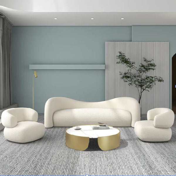 Fully Upholstered Indoor Furniture - Sofa Set - Gideon
