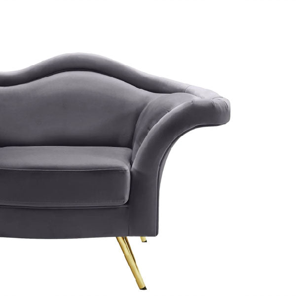 Fully Upholstered Indoor Furniture - Sofa Set - Lips Grey