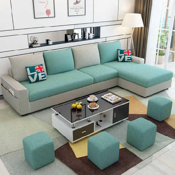 Fully Upholstered Indoor Furniture - Sofa Set - Nueva