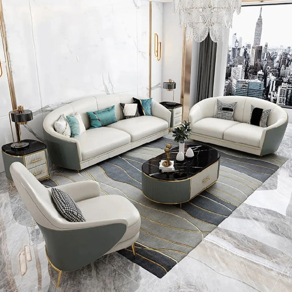 Fully Upholstered Indoor Furniture - Sofa Set - Olympia