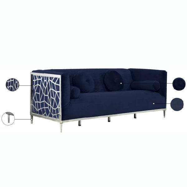 Fully Upholstered Indoor Furniture - Sofa Set - Opal