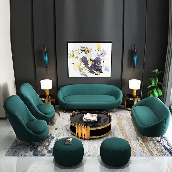 Fully Upholstered Indoor Furniture - Sofa Set - Waverly