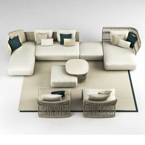 Outdoor Furniture  Braided, Rope & Cord, Sofa - Cliff