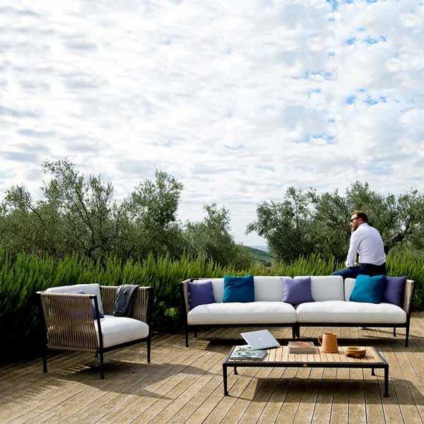 Outdoor Furniture Braided, Rope & Cord, Sofa - Treble