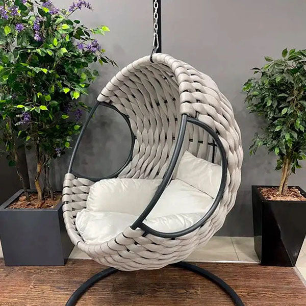 Outdoor Furniture Braided & Rope Swing - Blaze