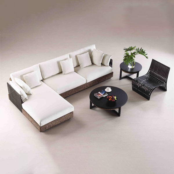 Sea Grass & Wicker Sofa Set - Twilight Haven