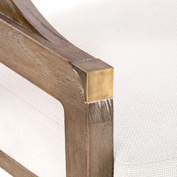 Wooden Cane & Rattan Bar Chair - Vogue