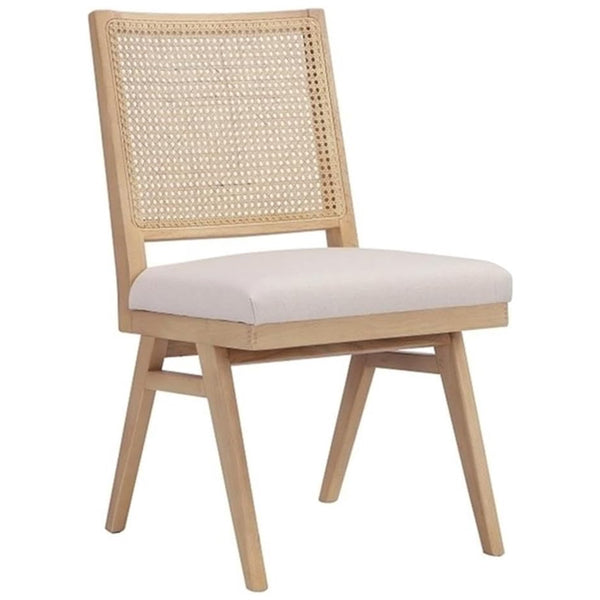 Wooden Cane & Rattan Dining Chair - Meadowbrook