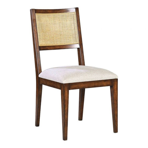 Wooden Cane & Rattan Dining Chair -  "Royal"