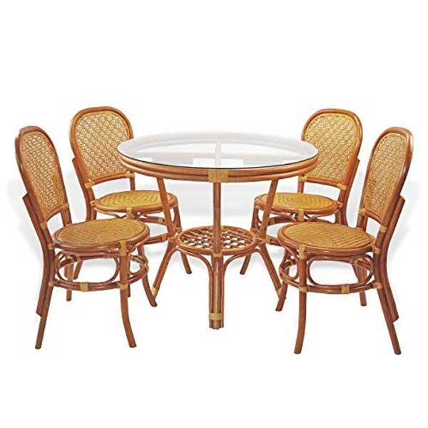  Cane & Rattan Furniture Coffee Set - Durban Pro
