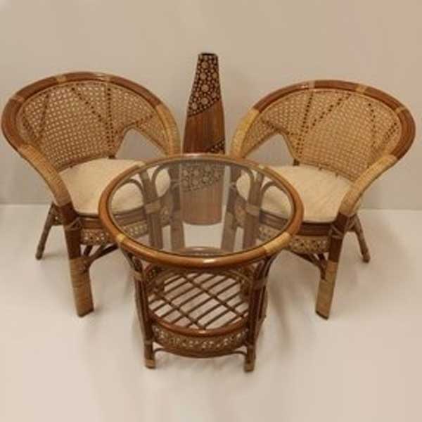 Cane & Rattan Furniture Coffee Set - Mariano