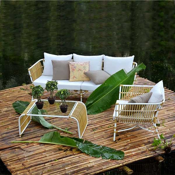 Cane & Rattan Furniture - Sofa Set - Manito 