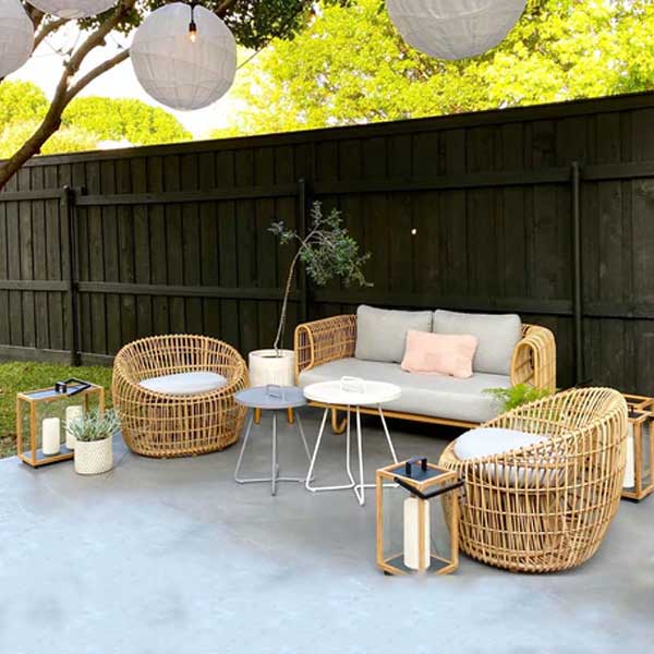 Cane & Rattan Furniture - Sofa Set - Tolga