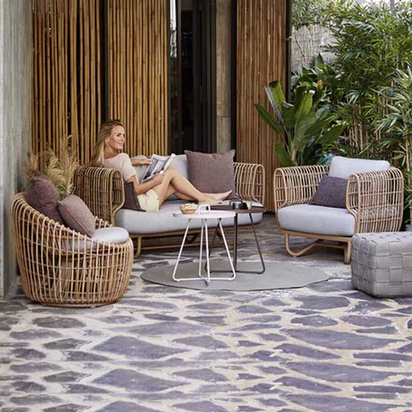  Cane & Rattan Furniture - Sofa Set - Tolga