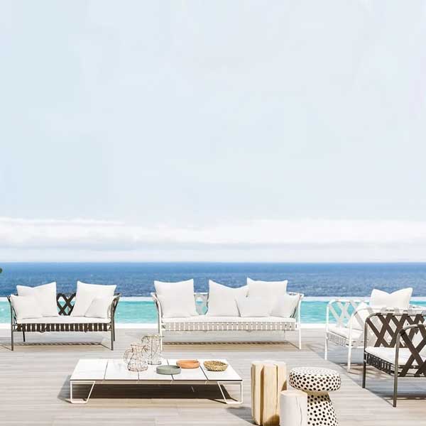 Outdoor Braided, Rope & Cord, Sofa - Alcoa 
