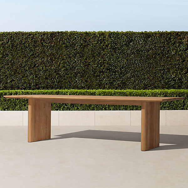 Outdoor Wood - Dining Set - Oak