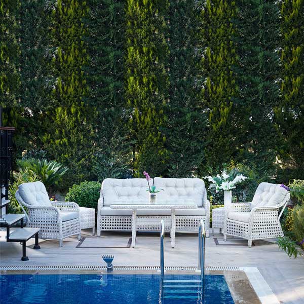 Outdoor Furniture - Wicker Sofa - Berta