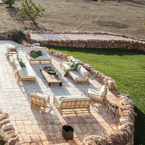 Cane & Rattan Furniture - Sofa Set - Terifa 